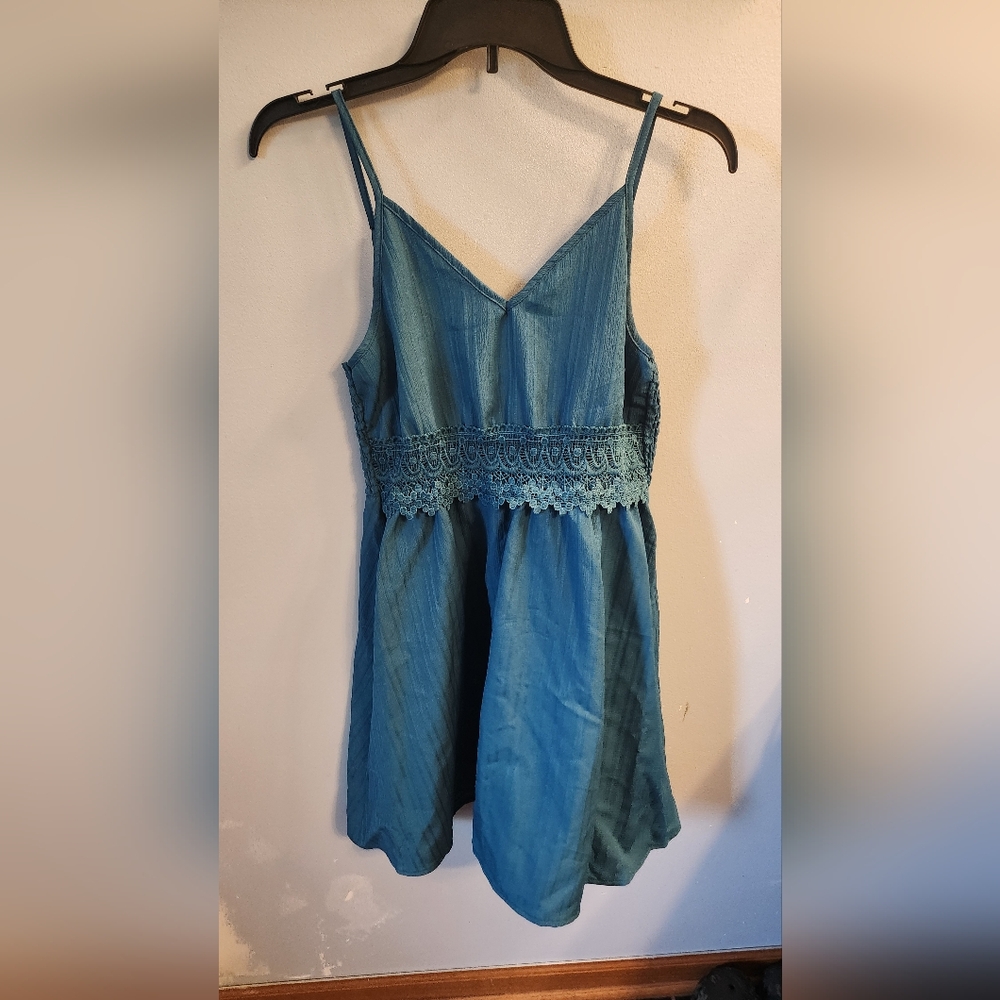 🍉SHEIN Teal Mini Dress